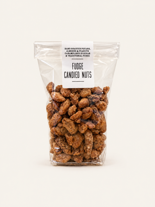 Fudge Candied Nuts